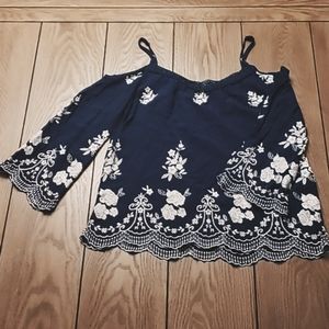 Sweet wanderer off the shoulder shirt